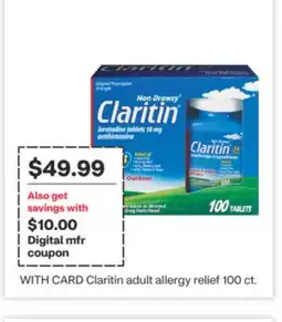 CVS Claritin adult allergy relief 100 ct offer