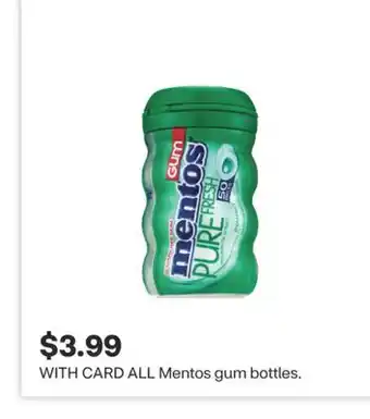 CVS ALL Mentos gum bottles offer