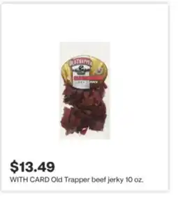 CVS Old Trapper beef jerky 10 oz offer