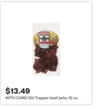 CVS Old Trapper beef jerky 10 oz offer