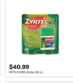 CVS Zyrtec 90 ct offer