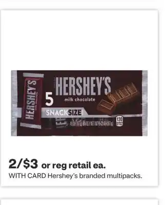 CVS Hershey's branded multipacks offer