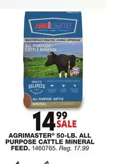 Blain's Farm & Fleet AGRIMASTER 50-LB. ALL PURPOSE CATTLE MINERAL FEED offer