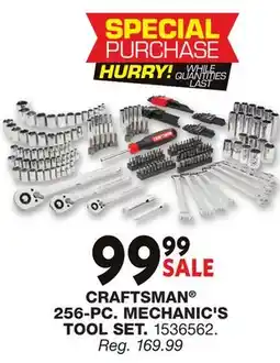 Blain's Farm & Fleet CRAFTSMAN 256-PC. MECHANIC'S TOOL SET offer