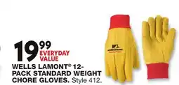 Blain's Farm & Fleet WELLS LAMONT 12- PACK STANDARD WEIGHT CHORE GLOVES offer