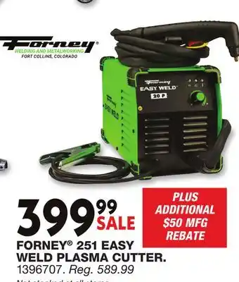 Blain's Farm & Fleet FORNEY 251 EASY WELD PLASMA CUTTER offer