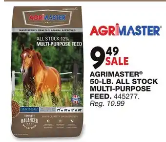 Blain's Farm & Fleet AGRIMASTER 50-LB. ALL STOCK MULTI-PURPOSE FEED offer