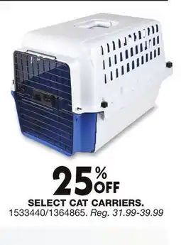 Blain's Farm & Fleet SELECT CAT CARRIERS offer