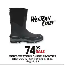 Blain's Farm & Fleet MEN'S WESTERN CHIEF FRONTIER MID BOOT offer