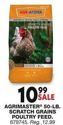 Blain's Farm & Fleet AGRIMASTER 50-LB. SCRATCH GRAINS POULTRY FEED offer