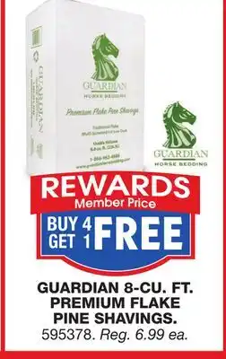 Blain's Farm & Fleet GUARDIAN 8-CU. FT. PREMIUM FLAKE PINE SHAVINGS offer