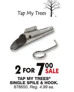 Blain's Farm & Fleet TAP MY TREES SINGLE SPILE 7 HOOK offer