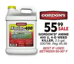 Blain's Farm & Fleet GORDON'S AMINE 400 2, 4-D WEED KILLER offer