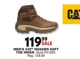 Blain's Farm & Fleet MEN'S CAT INVADER SOFT TOE HIKER offer