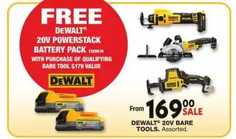 Blain's Farm & Fleet DEWALT 20V POWERSTACK BATTERY PACK offer