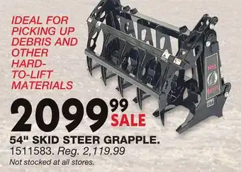 Blain's Farm & Fleet 54 SKID STEER GRAPPLE offer