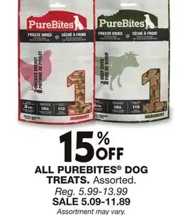 Blain's Farm & Fleet ALL PUREBITES DOG TREATS offer