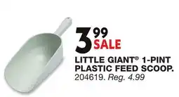 Blain's Farm & Fleet LITTLE GIANT 1-PINT PLASTIC FEED SCOOP offer