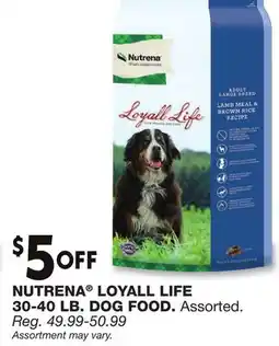 Blain's Farm & Fleet NUTRENA LOYALL LIFE 30-40 LB. DOG FOOD offer