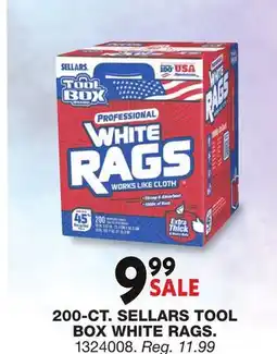 Blain's Farm & Fleet 200-CT. SELLARS TOOL BOX WHITE RAGS offer