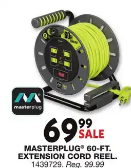 Blain's Farm & Fleet MASTERPLUG 60-FT. EXTENSION CORD REEL offer