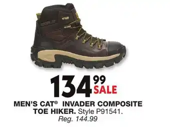 Blain's Farm & Fleet MEN'S CAT INVADER COMPOSITE TOE HIKER offer