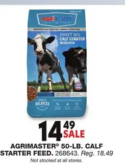 Blain's Farm & Fleet AGRIMASTER 50-LB. CALF STARTER FEED offer