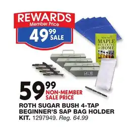 Blain's Farm & Fleet ROTH SUGAR BUSH 4-TAP BEGINNER'S SAP BAG HOLDER KIT offer