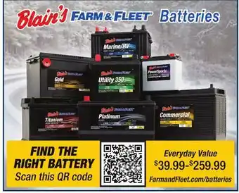 Blain's Farm & Fleet FIND THE RIGHT BATTERY offer