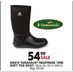 Blain's Farm & Fleet MEN'S TAMARACK NEOPRENE 7MM SOFT TOE BOOT offer