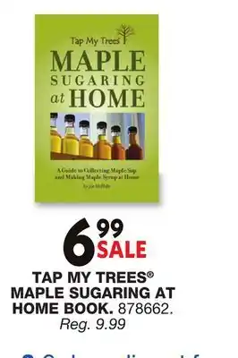 Blain's Farm & Fleet TAP MY TREES MAPLE SUGARING AT HOME BOOK offer