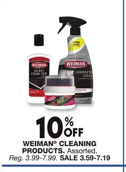 Blain's Farm & Fleet WEIMAN CLEANING PRODUCTS offer