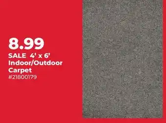 Runnings 4' x 6' Indoor/Outdoor Carpet offer