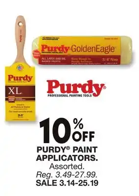 Blain's Farm & Fleet PURDY PAINT APPLICATORS offer