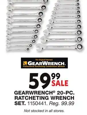 Blain's Farm & Fleet GEARWRENCH 20-PC. RATCHETING WRENCH SET offer