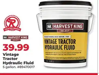 Runnings Vintage Tractor Hydraulic Fluid offer