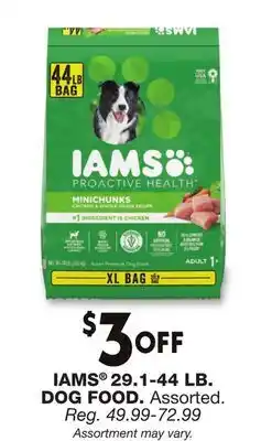 Blain's Farm & Fleet IAMS 29.1-44 LB. DOG FOOD offer