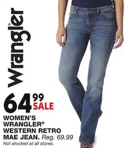 Blain's Farm & Fleet WOMEN'S WRANGLER WESTERN RETRO MAE JEAN offer