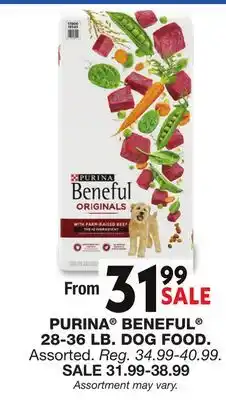 Blain's Farm & Fleet PURINA BENEFUL 28-36 LB. DOG FOOD offer