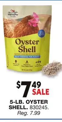 Blain's Farm & Fleet 5-LB. OYSTER SHELL offer