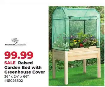 Runnings Raised Garden Bed with Greenhouse Cover offer