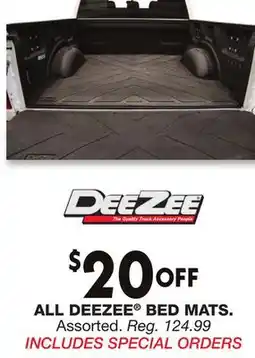 Blain's Farm & Fleet ALL DEEZEE BED MATS offer