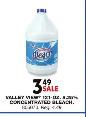 Blain's Farm & Fleet VALLEY VIEW 121-OZ. 8.25% CONCENTRATED BLEACH offer