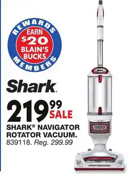 Blain's Farm & Fleet SHARK NAVIGATOR ROTATOR VACUUM offer