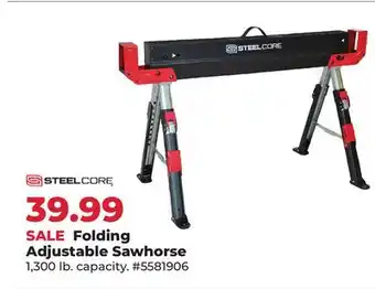 Runnings Steelcore Folding Adjustable Sawhorse offer