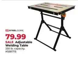 Runnings Steelcore Adjustable Welding Table offer