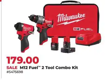 Runnings Milwaukee M12 Fuel 2 Tool Combo Kit offer