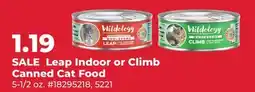 Runnings Leap Indoor or Climb Canned Cat Food offer