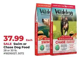 Runnings Wildology Swim or Chase Dog Food offer