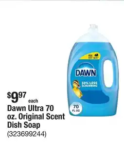 The Home Depot Dawn Ultra 70 oz. Original Scent Dish Soap offer